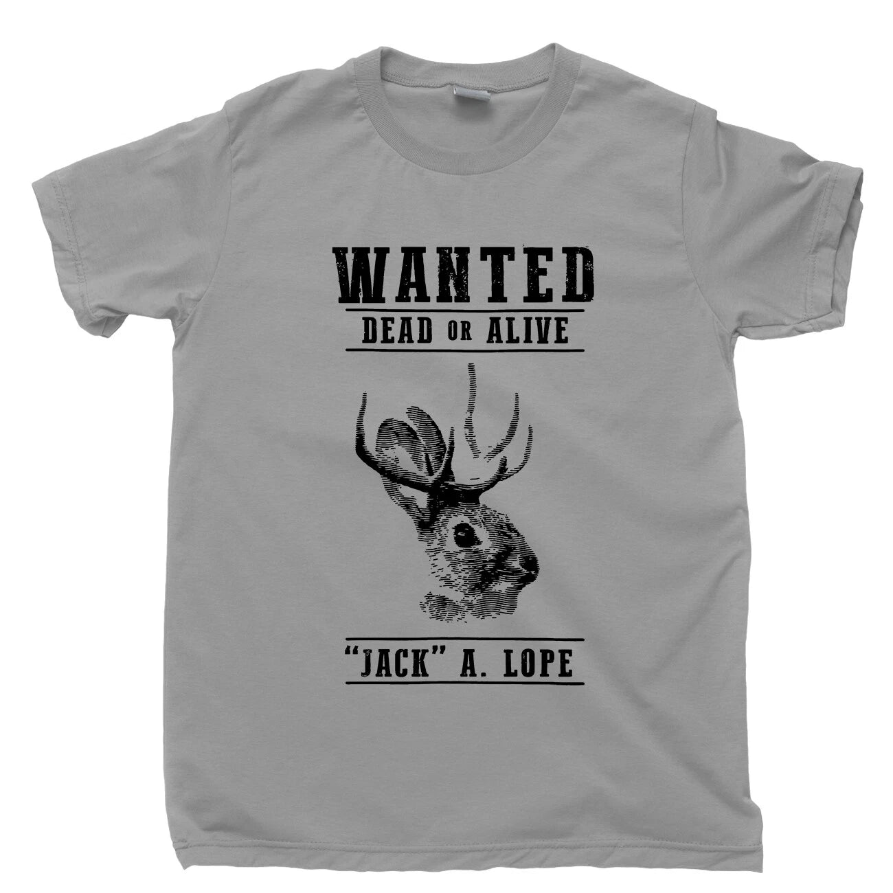 Jackalope T Shirt Bigfoot Nessie Loch Ness Monster UFO Alien Hiking Camping Tee
