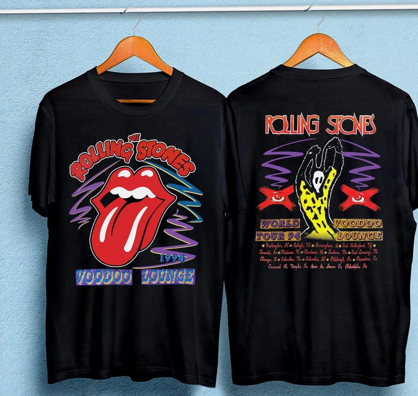 1994 Rolling Stones Voodoo Lounge Tour Tee