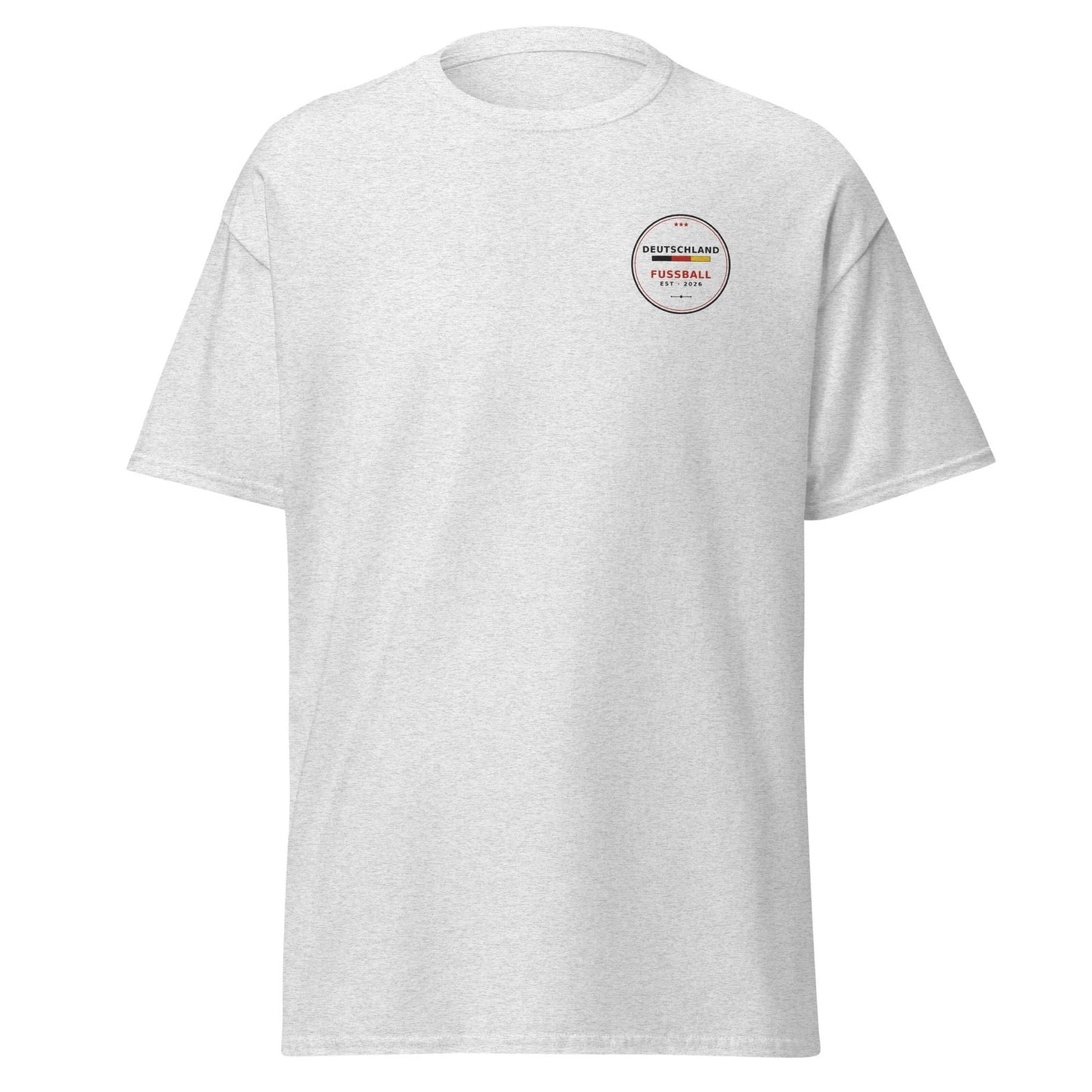 Germany Football Pocket T-Shirt | Embroidered Crest Unisex Fan Tee