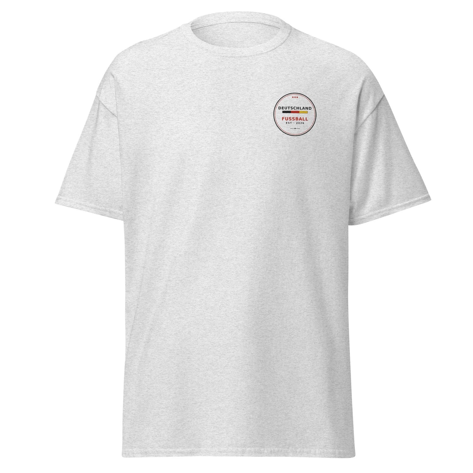 Germany Football Pocket T-Shirt | Embroidered Crest Unisex Fan Tee