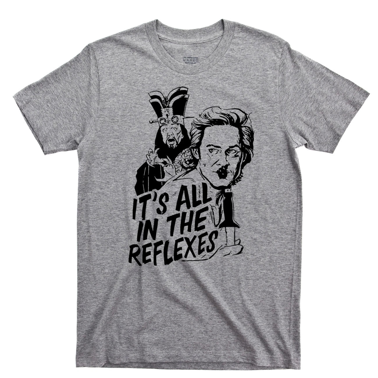 Jack Burton It's All In The Reflexes T Shirt Big Trouble Little China Lo Pan Tee