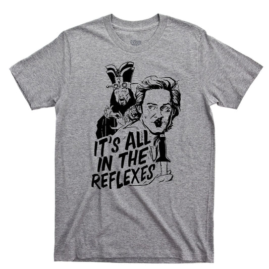 Jack Burton It's All In The Reflexes T Shirt Big Trouble Little China Lo Pan Tee