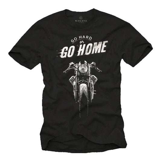 Vintage Biker T Shirt Mens Gifts For Motorcyclists Motorcycle Rocker US