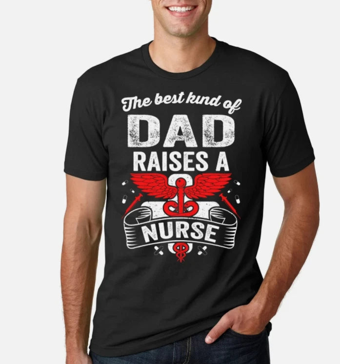 Gift For Father Nurses Dad Happy Father's Day Gift For Dad T-Shirt