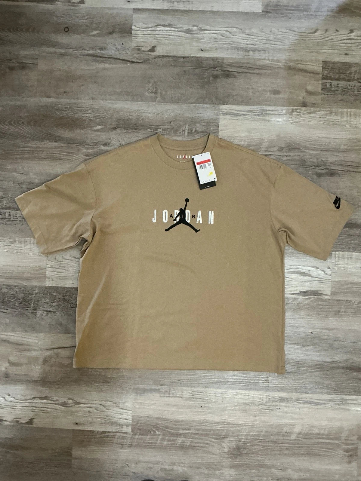 Jordan Jumpman Shirt Brown Oversized Large
