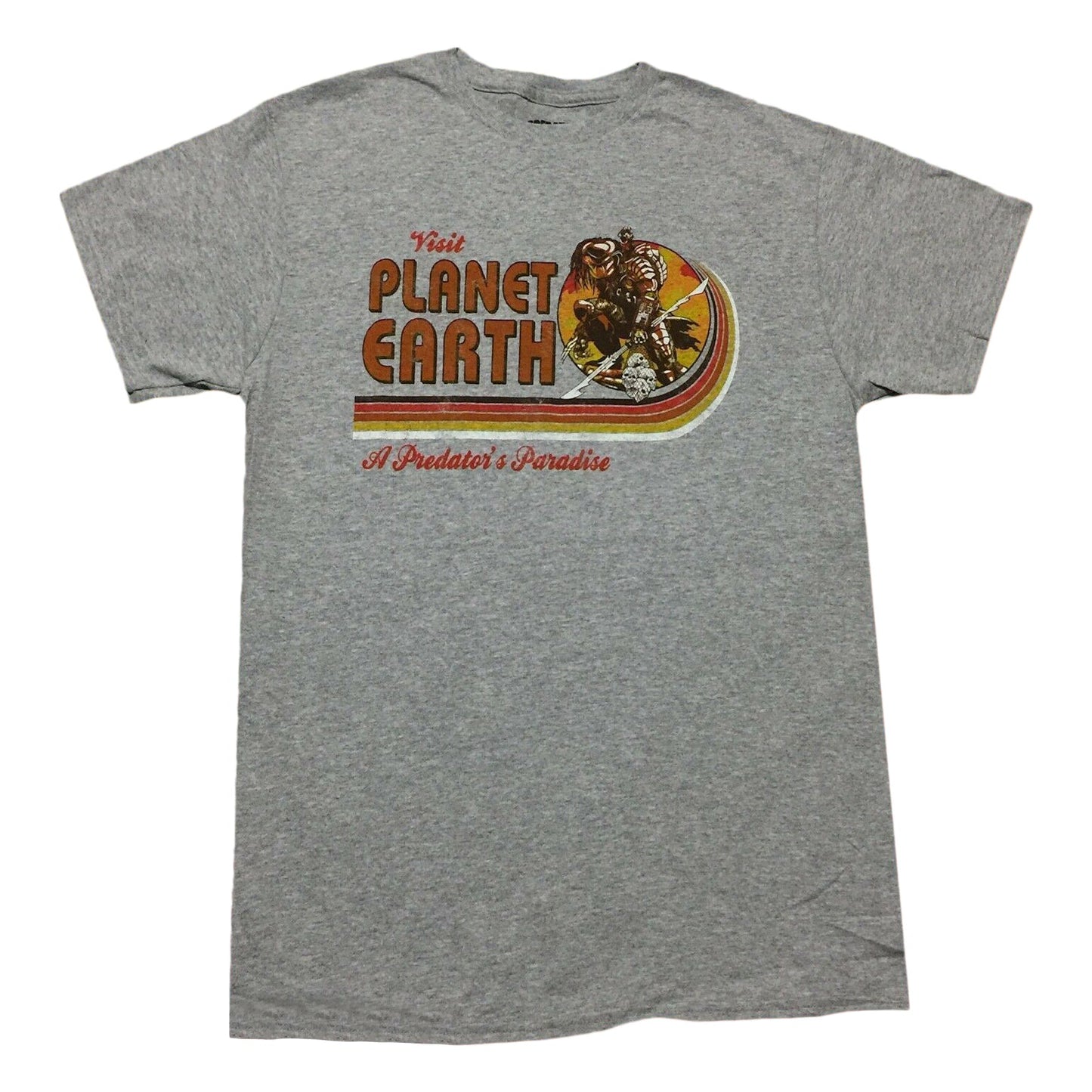 Predator Visit Planet Earth Adult T-Shirt - clothing by TeeHivey.com