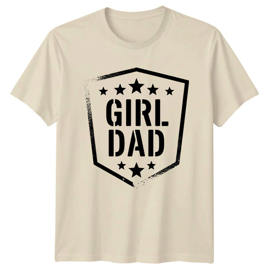 Girl Dad Mens T-Shirt Father Of Daughters Fatherhood Fathers Day Gift For Him