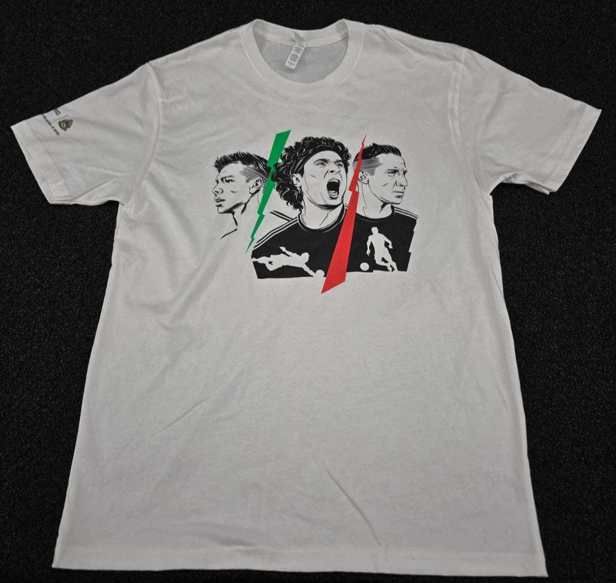 Gran Centanario Tequila Mexico National Team Futbol T-Shirt Large White Soccer