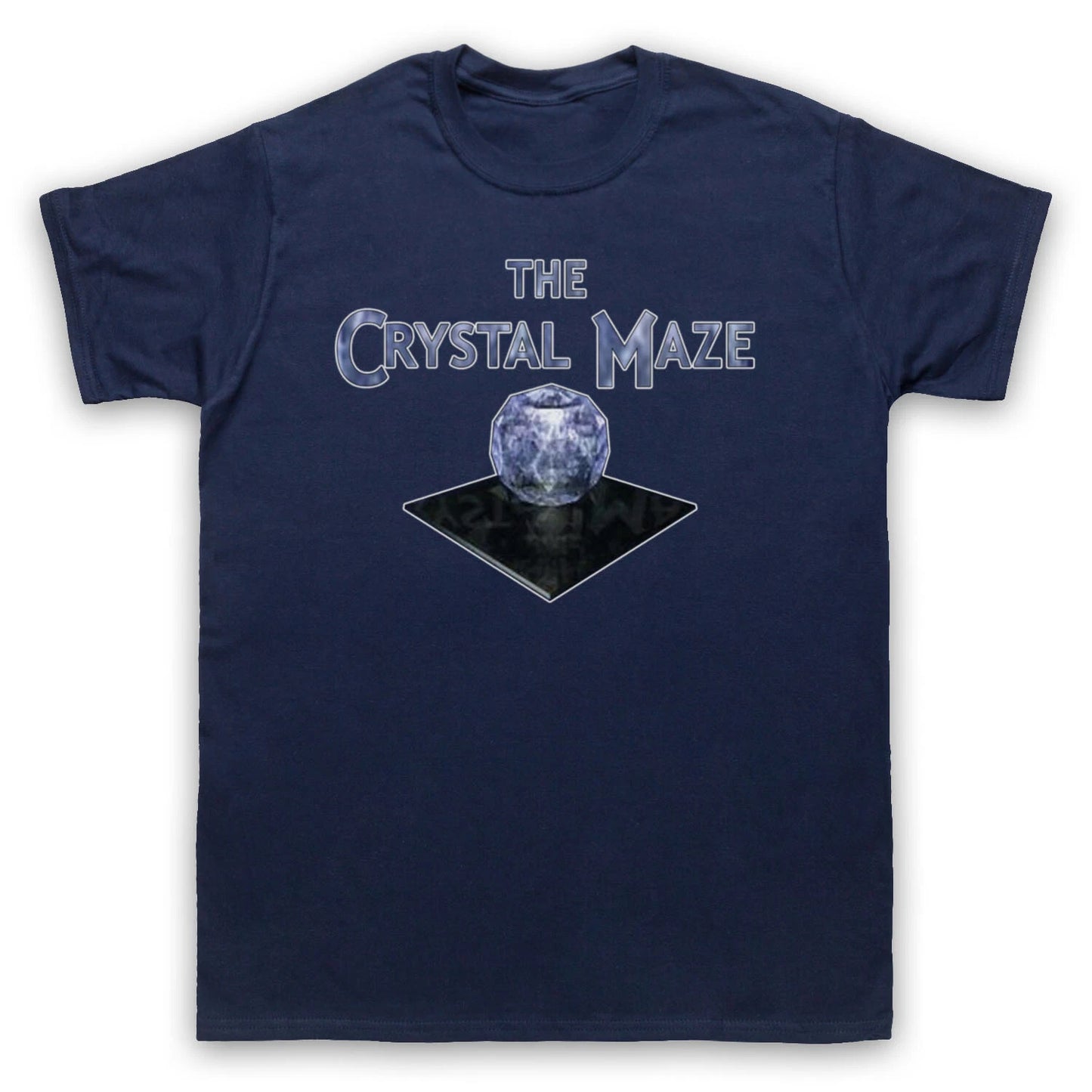 CRYSTAL MAZE UNOFFICIAL RETRO TV SHOW LOGO GAMESHOW MENS & WOMENS T-SHIRT