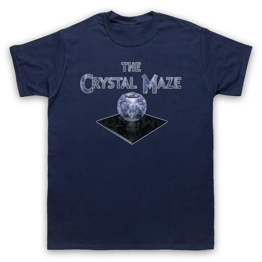 CRYSTAL MAZE UNOFFICIAL RETRO TV SHOW LOGO GAMESHOW MENS & WOMENS T-SHIRT