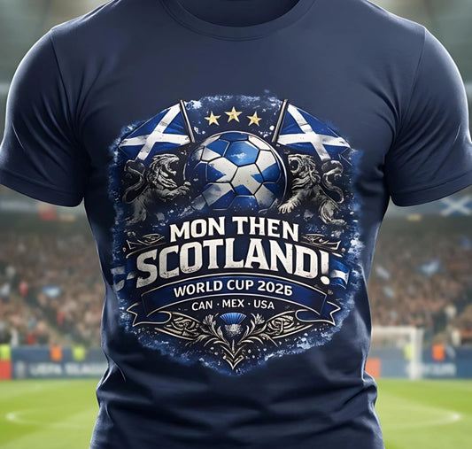 Mon Then Scotland 2026 World Cup Soccer Shirt Scottish Football Fan Tee Gift