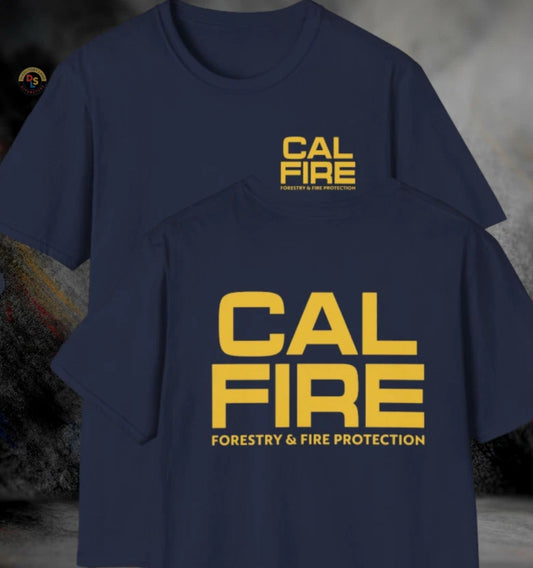 Cal Fire Front & Back Fire Country T-Shirt | Softstyle Tee