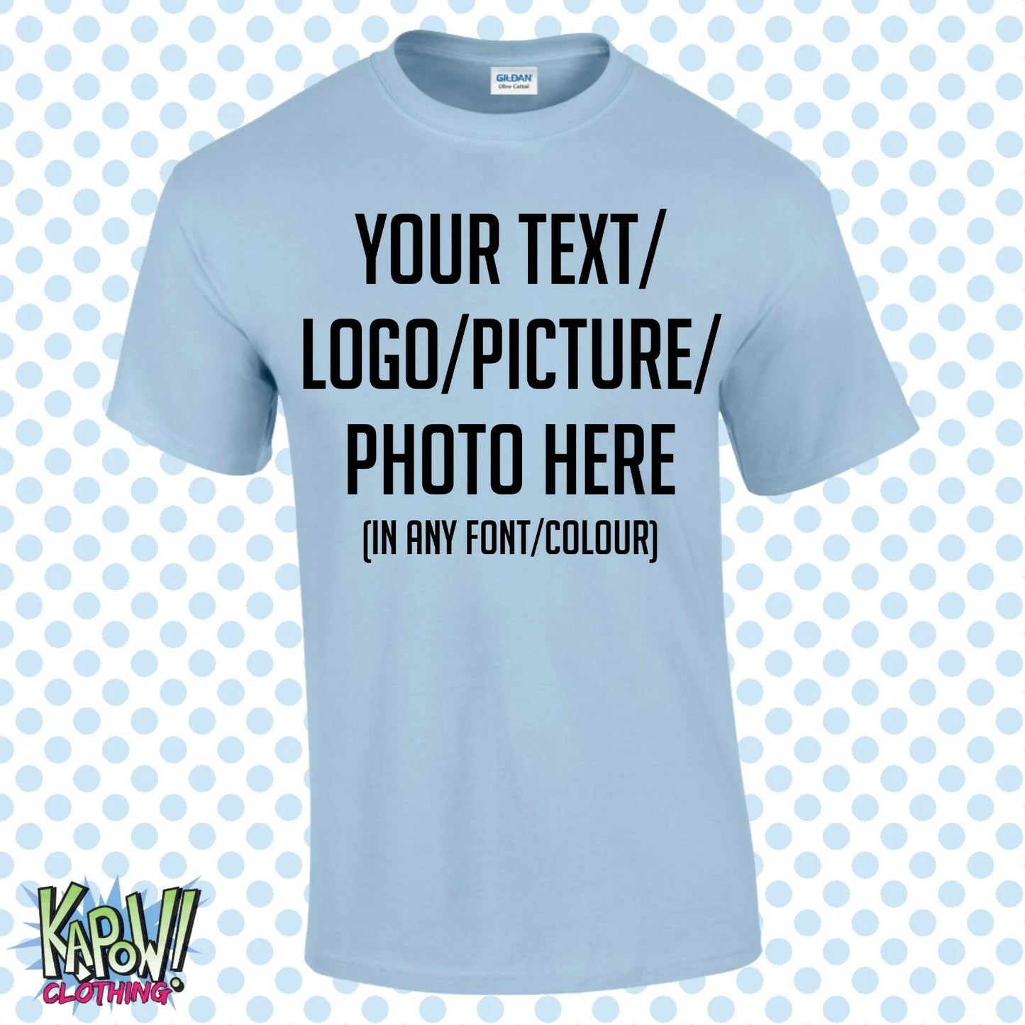 Custom Personalised Men's Printed T-SHIRT Name Funny Work Stag -Your text/logo 7