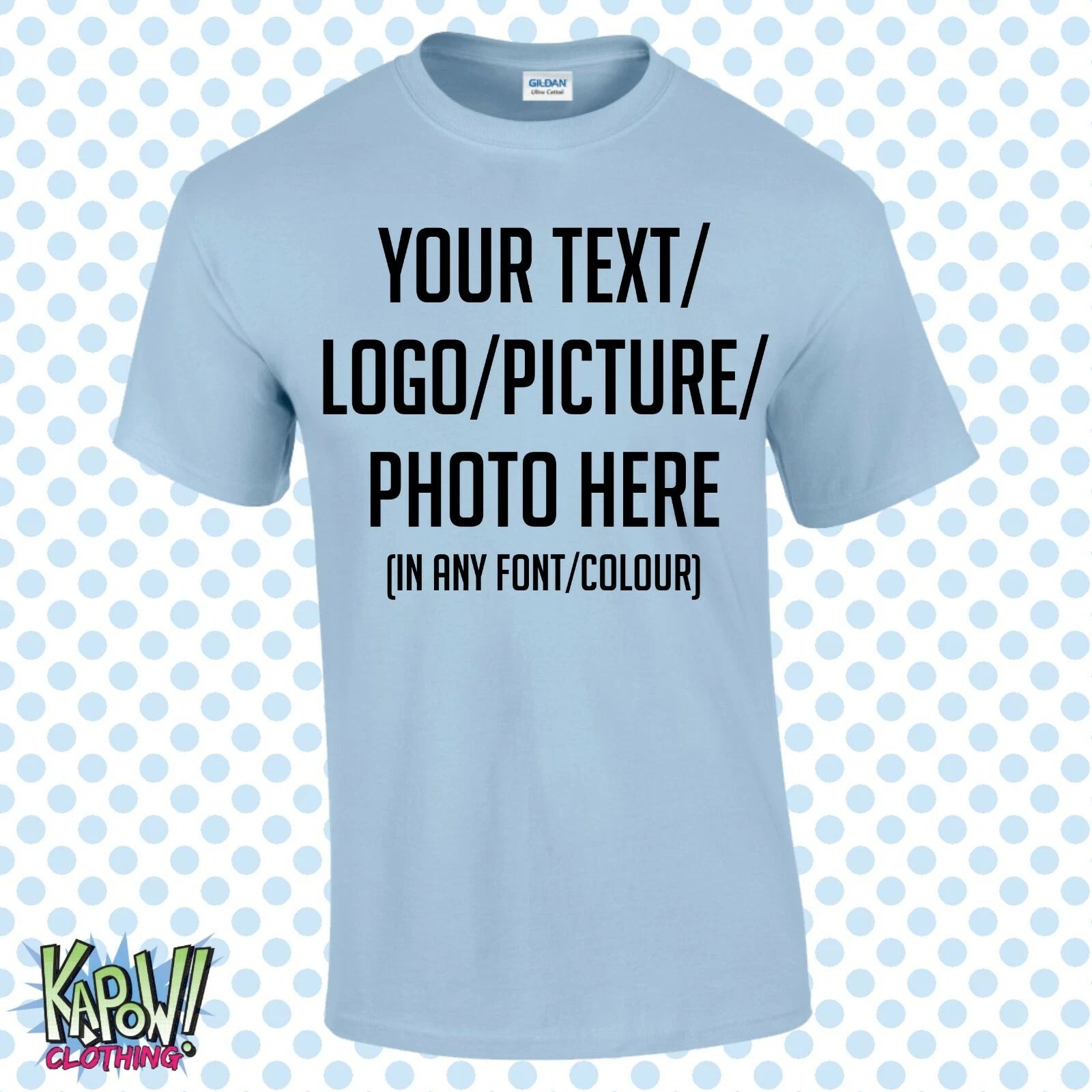 Custom Personalised Men's Printed T-SHIRT Name Funny Work Stag -Your text/logo 7