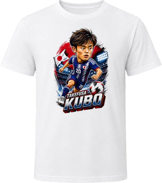 Takefusa Kubo, Japan Caricature Soccer 2026 T Shirt
