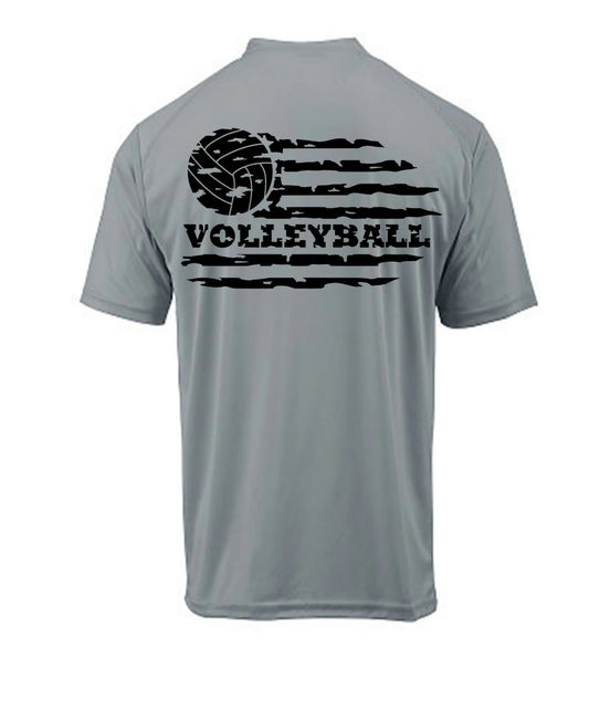 Volleyball Flag Boat Beach Sun Sport Short Sleeve UPF 50 T-Shirt UV Protection