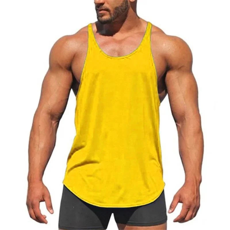 Men Sleeveless Tank Top Casual Gym Sports Vest Workout Singlet