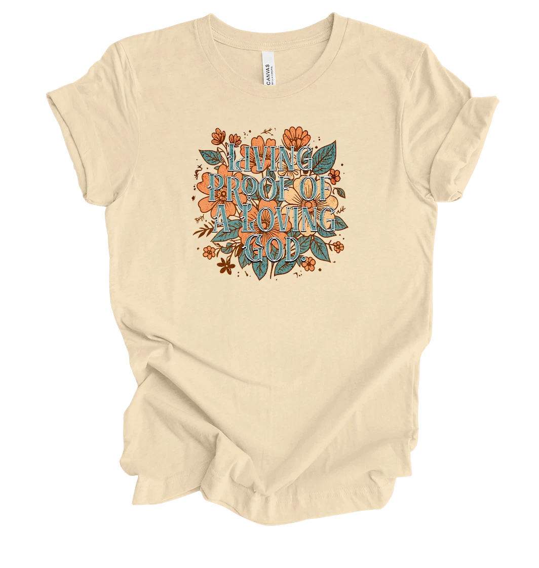 Trenz Shirt Company Fear Not Living Proof Of A Loving God Womens Christian