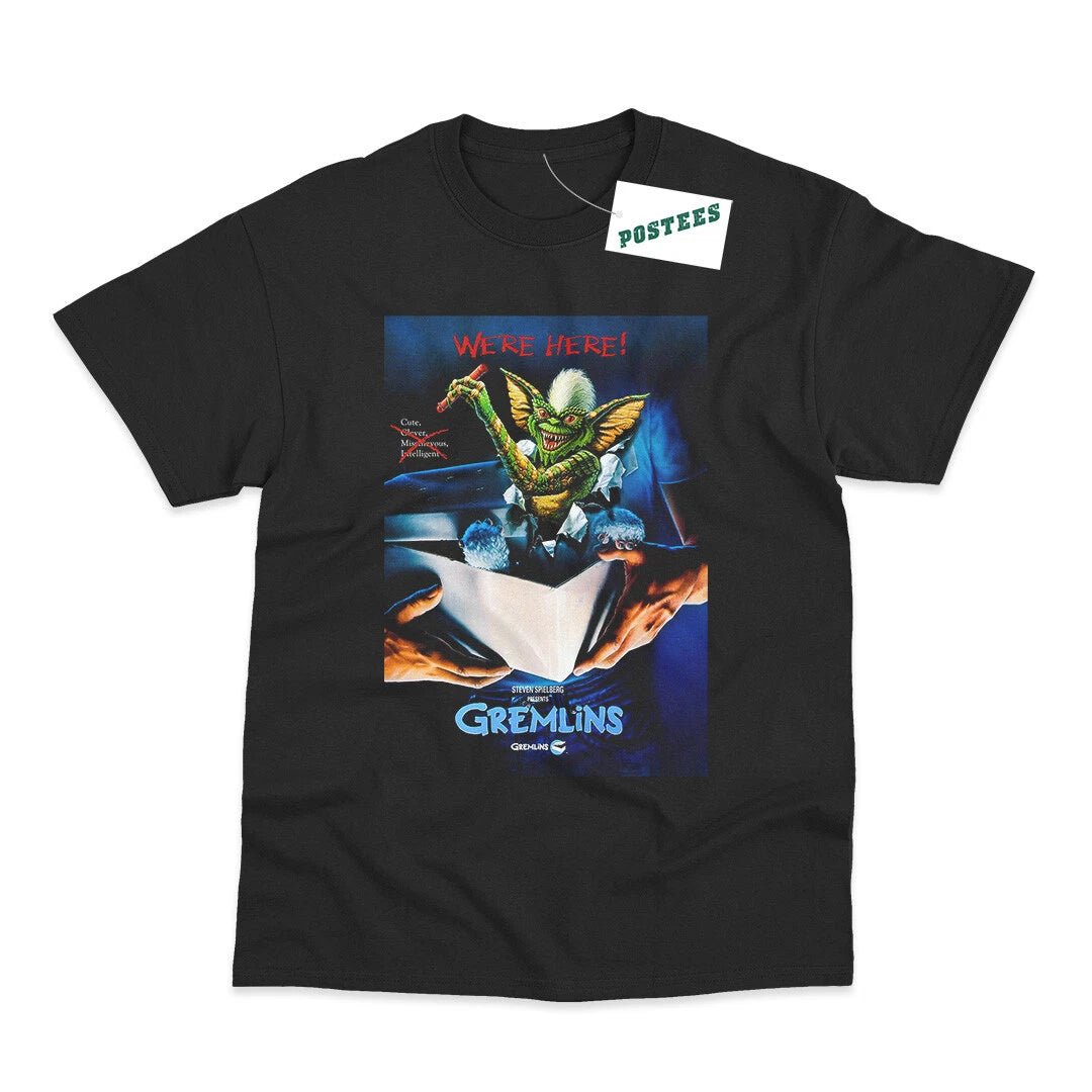 Retro Movie Poster Inspired by Gremlins DTG Printed T-Shirt