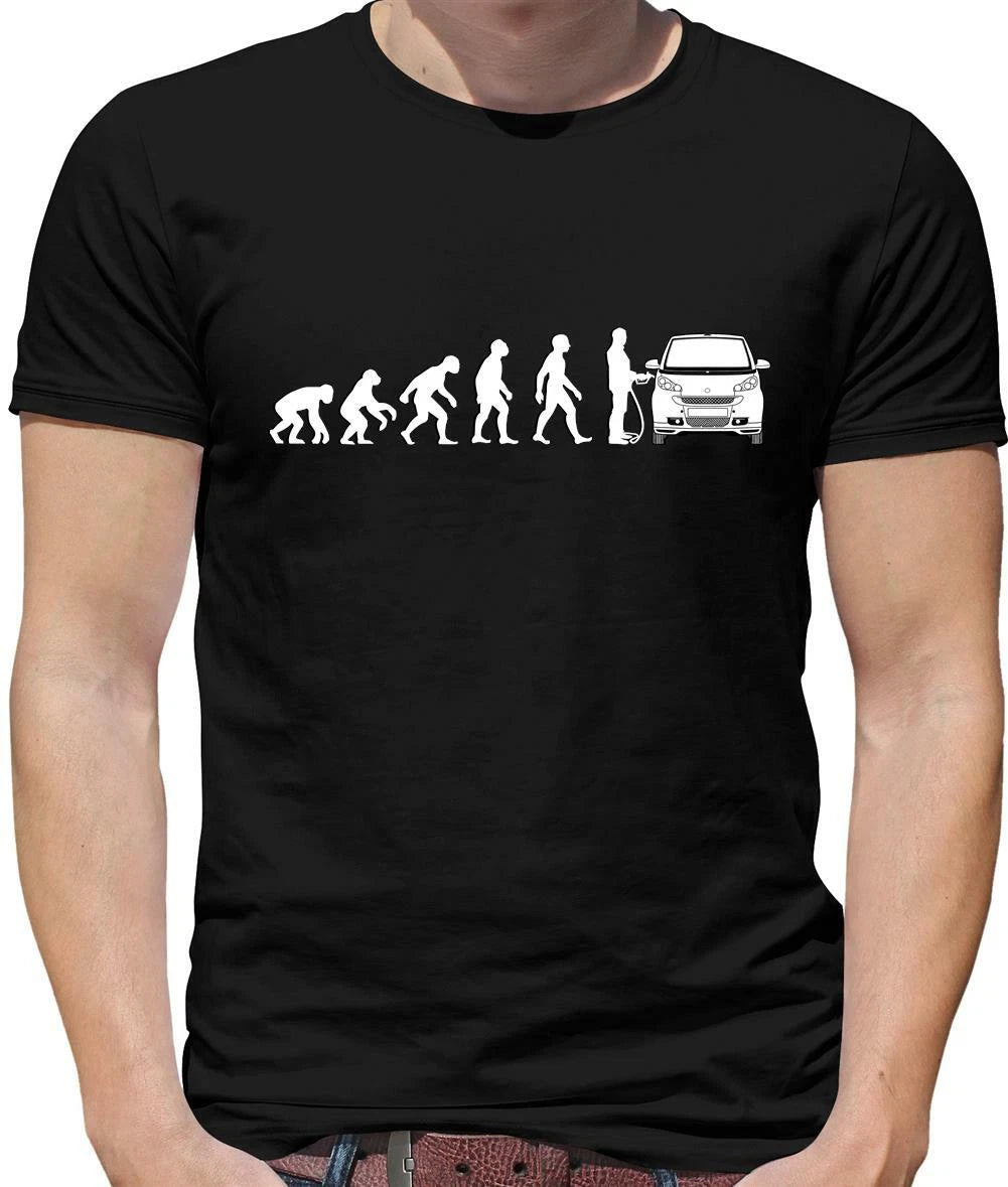 Evolution of Man Smart Driver Mens T-Shirt - Car - Cars - Owner