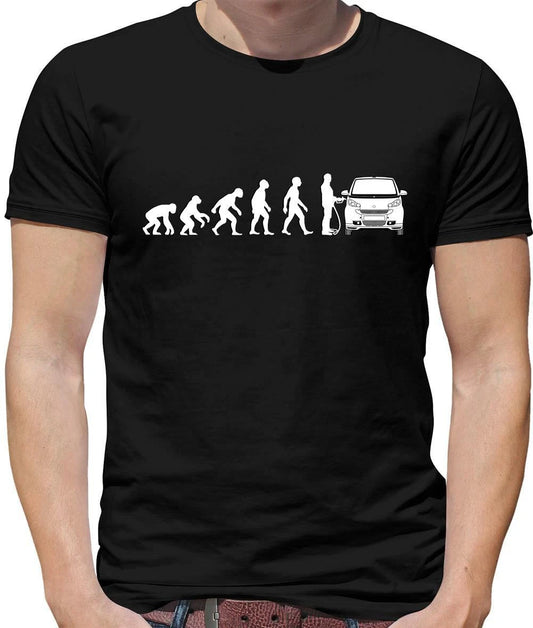 Evolution of Man Smart Driver Mens T-Shirt - Car - Cars - Owner