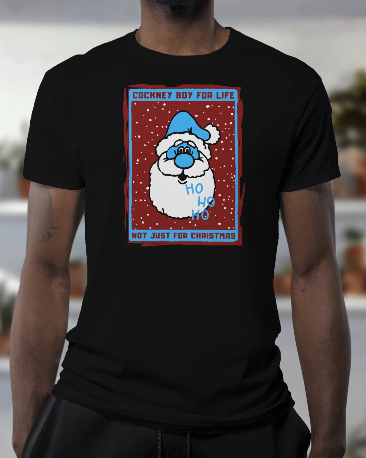 West Ham T Shirt  - Cockney Boy For Life Not Just For Christmas - Org - Unisex