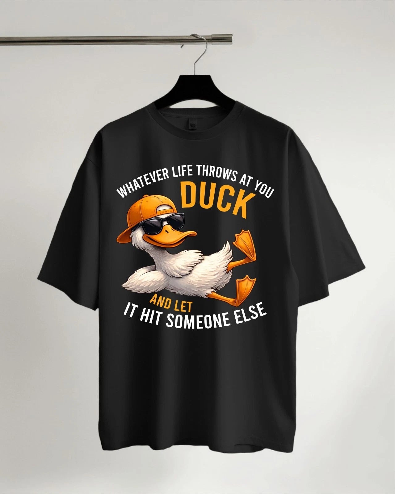 Whatever Life Throws At You It Hit Someone Else T-Shirt, Duck Shirt, Funny Shirt