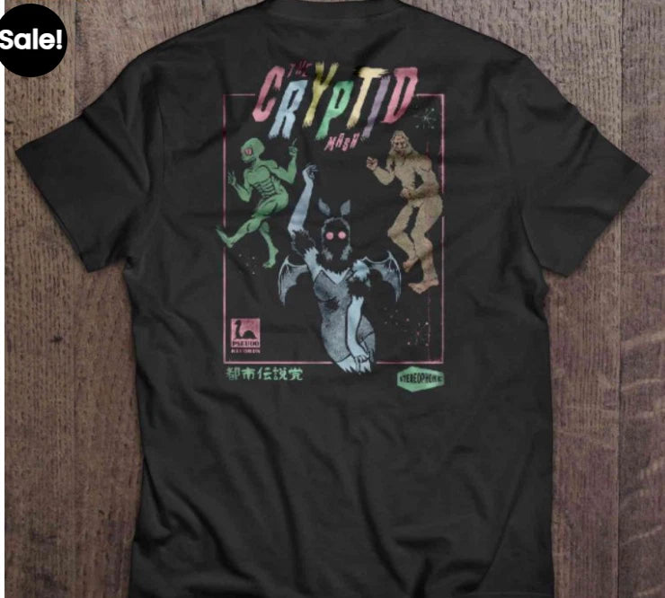 The Cryptid Mash Halloween Short Sleeve T-Shirt