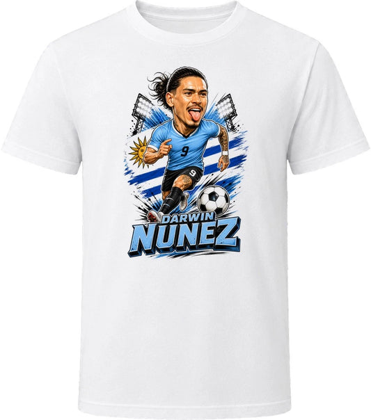 Darwin Nunez, Uruguay Caricature Soccer 2026 T Shirt