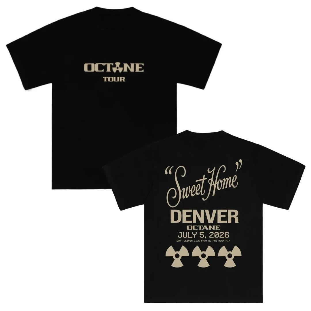 Don Toliver Merch Octane Sweet Home Denver On July 3, 2026 T-Shirt S-5XL