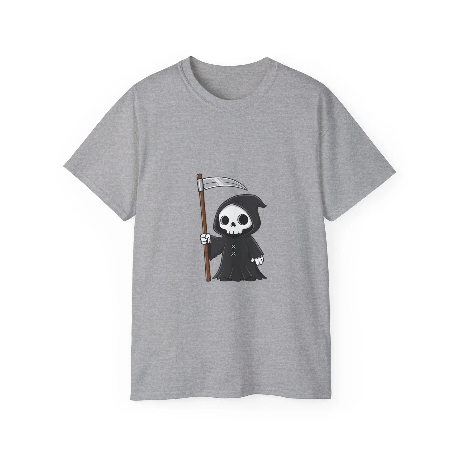 Cartoon Skull Grim Reaper Skeleton Death | Custom Graphic T-Shirt
