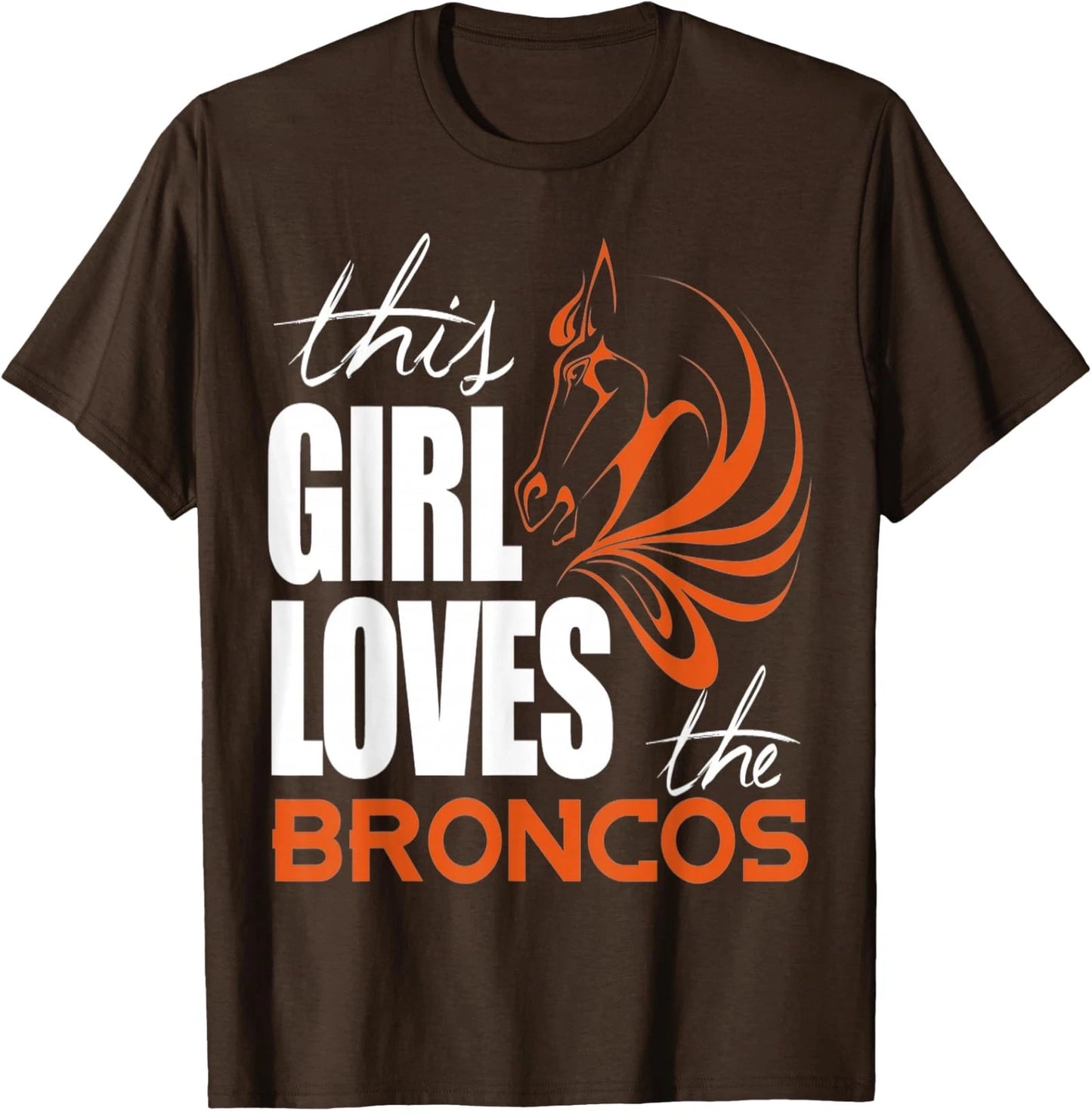This Girl Loves the Broncos Football Fan Unisex T-Shirt