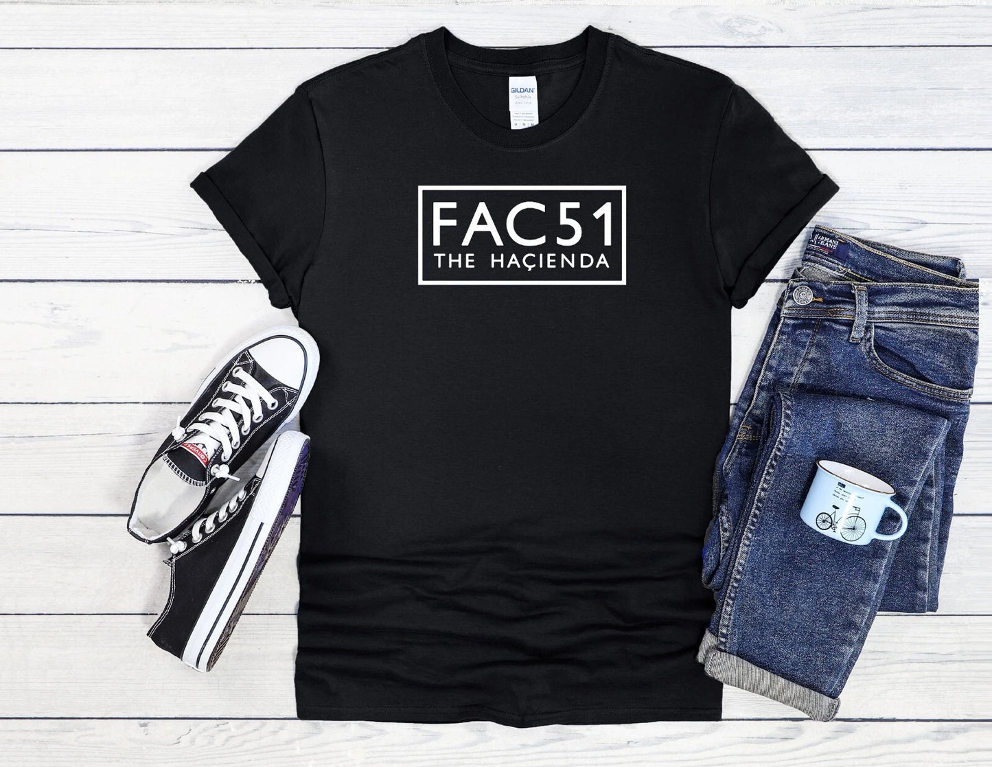 FAC51 Hacienda T-Shirt Iconic Club Men Women Unisex Shirt Hoodie Baseball 4177