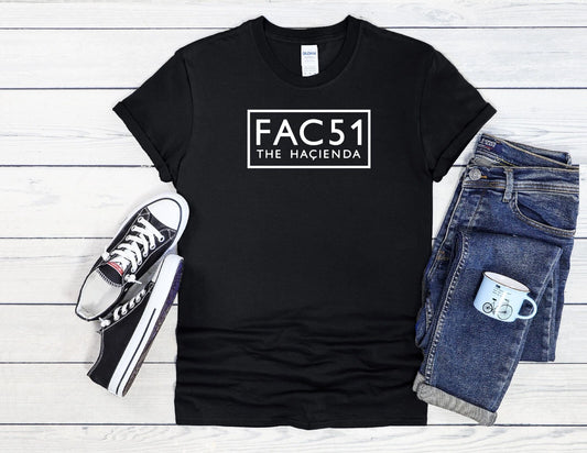 FAC51 Hacienda T-Shirt Iconic Club Men Women Unisex Shirt Hoodie Baseball 4177