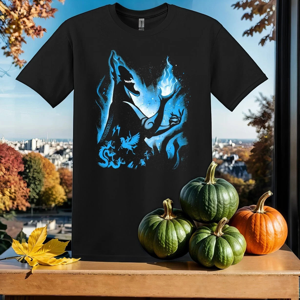 Retro Disney Villains Hades T-shirt T shirt Men Women Unisex Tshirt SY630