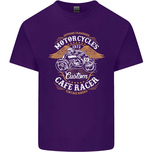 Biker Custom Cafe Racer Motorcycle Mens Cotton T-Shirt Tee Top