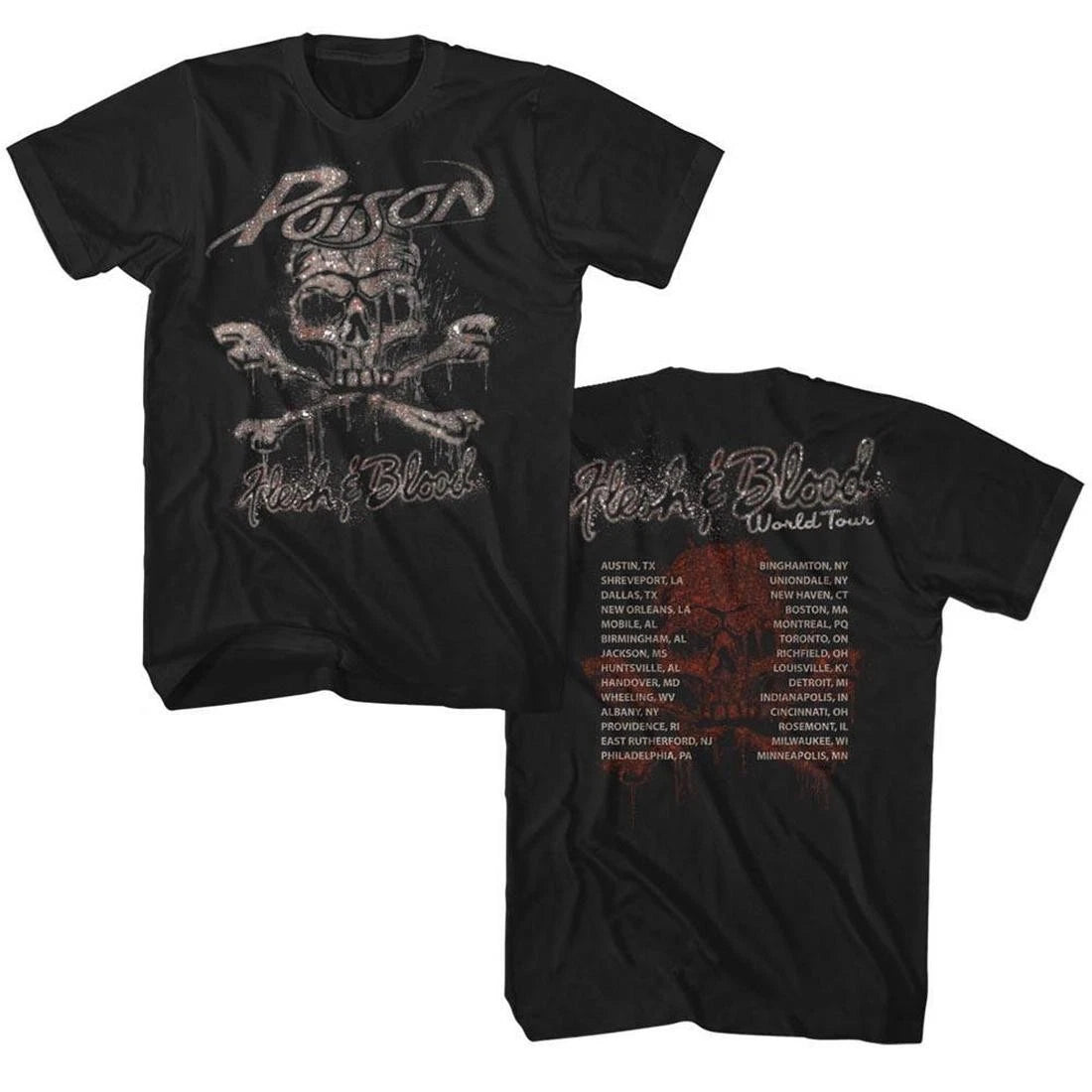 Poison Flesh and Blood World Tour T-Shirt