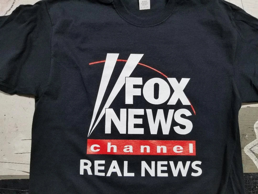 Fox News Channel Real News T-shirt clothing Trump conservative fake cnn msnbc
