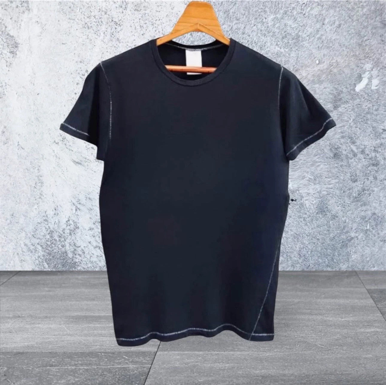 Men’s 100% Organic Cotton T-shirt White Eco-Friendly Sustainable Plain Shirt
