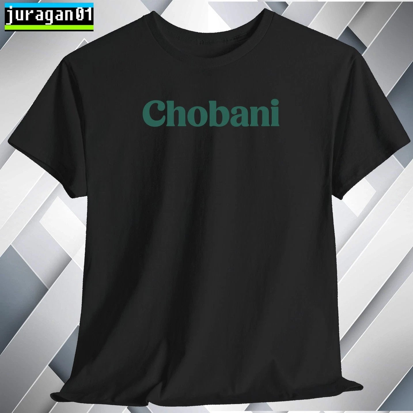 Chobani Greek Yogurt T-Shirt Logo Black/Gray/Blue/Red/White S to 5XL Made in USA