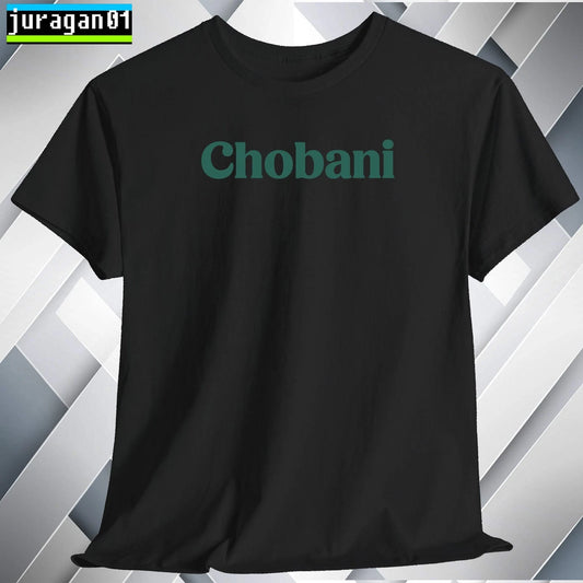 Chobani Greek Yogurt T-Shirt Logo Black/Gray/Blue/Red/White S to 5XL Made in USA