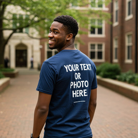 Personalised Custom T-Shirt | Text Photo Printed Tee| Hen-Stag Work Gift Event