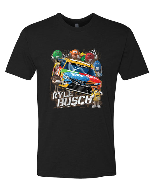 Kyle Busch Nascar Vintage Premium T-Shirt Black S-4X