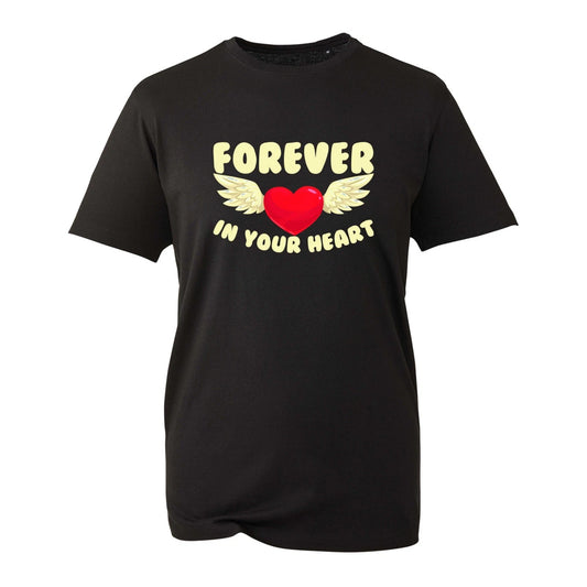 Forever In Your Heart T-Shirt Happy Valentine's Day Couple Lover Gift Unisex Top