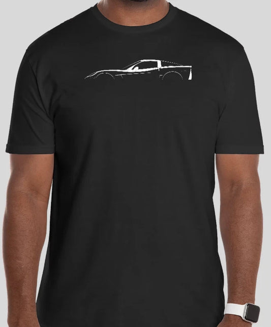 Simple C8 Corvette T Shirt Tee Sport Racing Gift Dad S-2XL TRACK garage