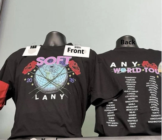 LANY T Shirt A Beautiful Blur Soft Any World Tour 2026 Reprint