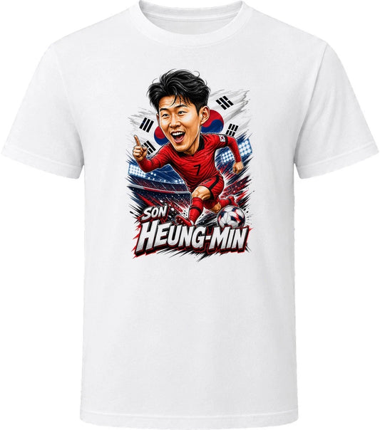 Son Heung-min, South Korea Caricature Soccer 2026 T Shirt