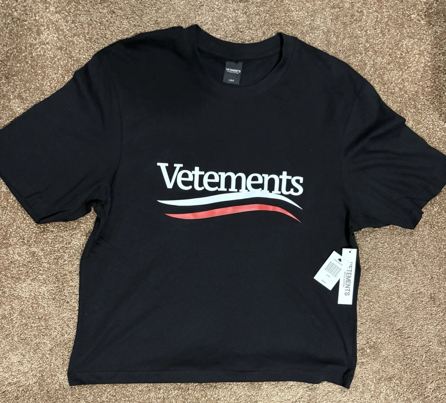 Vetements T Shirt New Sz L Men’s 58$