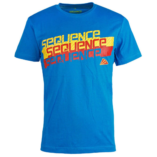 Sequence Dimension Surf T-Shirt Royal Blue - NEW - Men's Logo Print Shirt