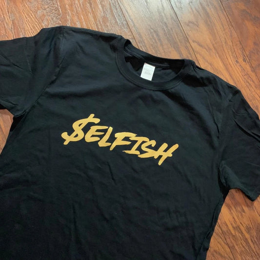 SELFISH - BOULEVARD STATUS VIP T-SHIRT HARD WORK DEDICATION MOTIVATION MONEY